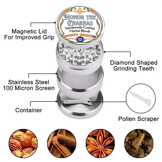 Honor the Chakras Herb Grinder
