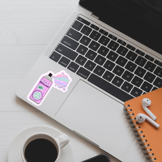 Bigot Repellent Sticker | Anti-Hate Vinyl Decal | 3" x 4" | Social Justice Protest Sticker | Queer Ally Gift | Political Sticker