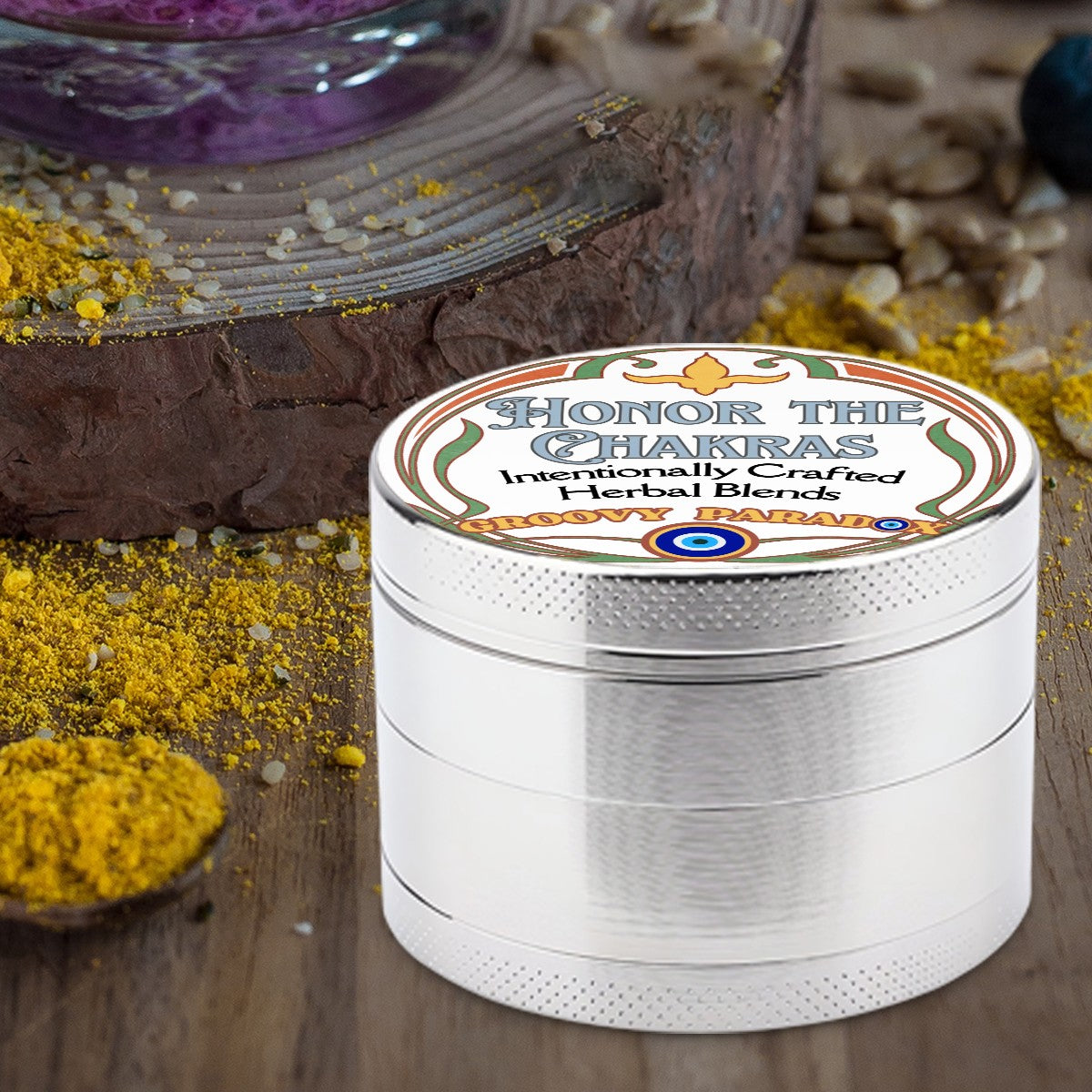 Honor the Chakras Herb Grinder