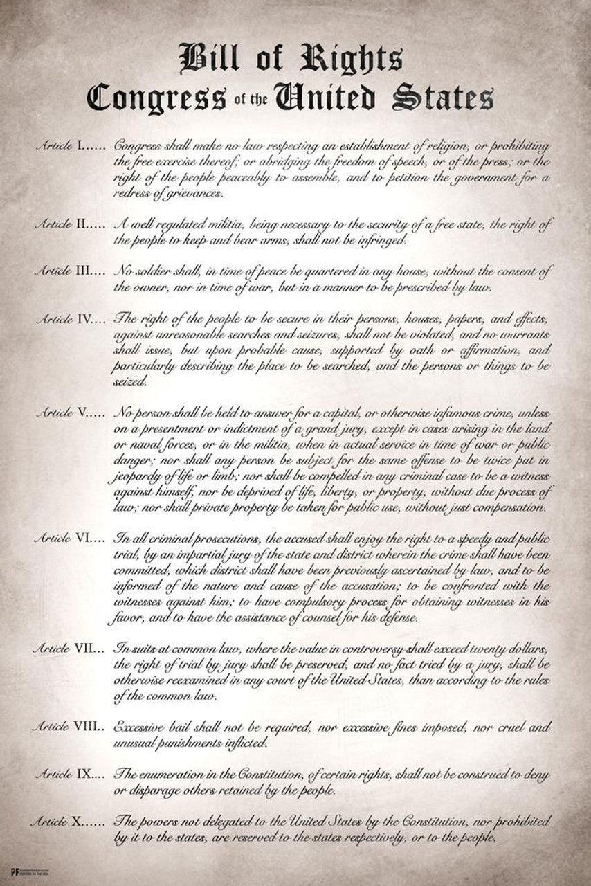 The Bill of Rights