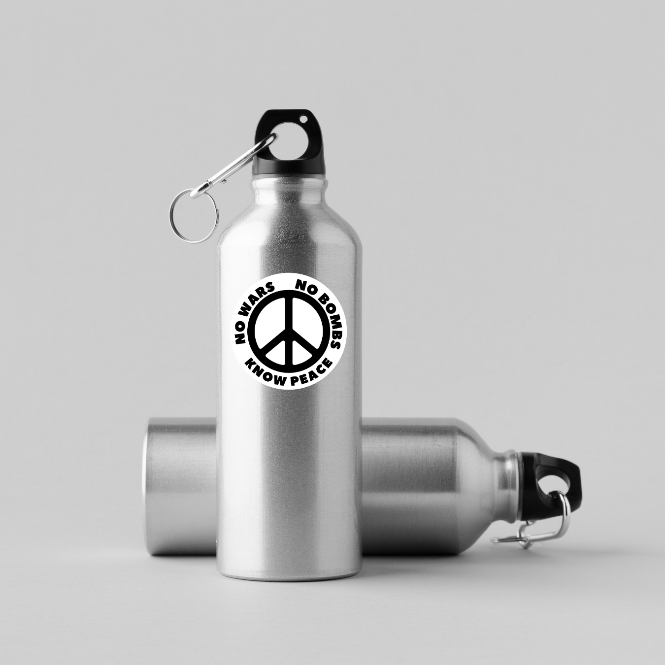 Anti-War Stickers | Ban Bombs Not Books, No New War But Class War, Know Peace Sticker | 3" x 3" Each | Vinyl Decals | Water-Resistant | Protest Pack