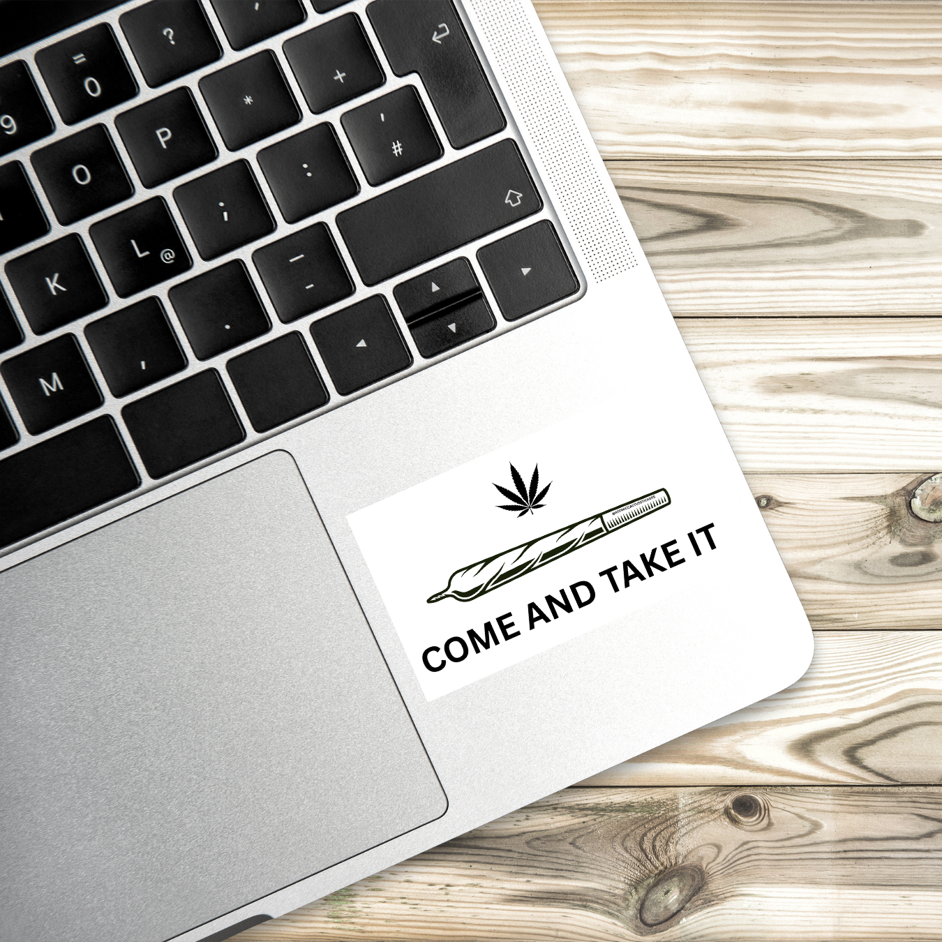 Come and Take It Weed Sticker | Texas Marijuana Ban Protest Decal | Joint Parody Sticker | 420 Sticker