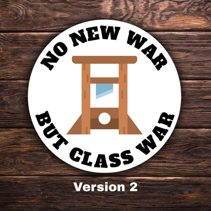 Anti-War Stickers | Ban Bombs Not Books, No New War But Class War, Know Peace Sticker | 3" x 3" Each | Vinyl Decals | Water-Resistant | Protest Pack