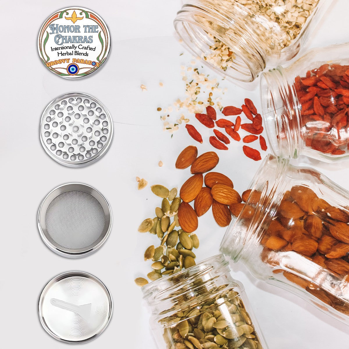 Honor the Chakras Herb Grinder