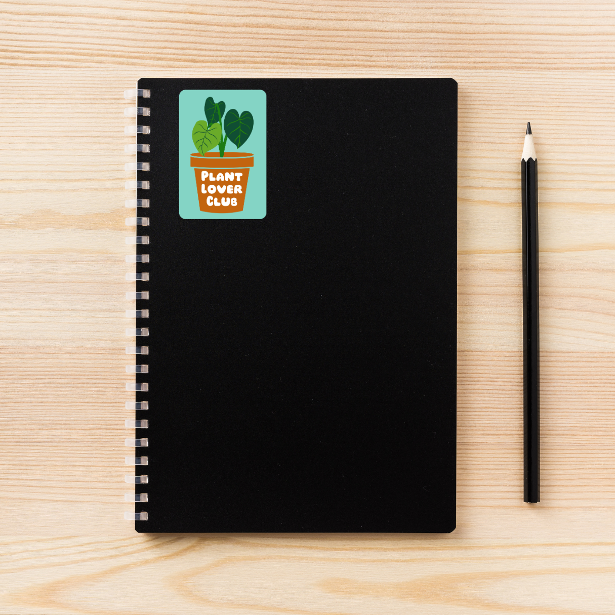 Plant Lover Club Sticker | Aesthetic Plant Sticker | Botanical Club Decal | Plant Mom Sticker | 3" x 2"