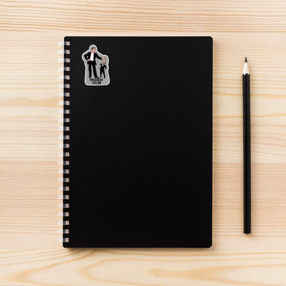 President fELON Sticker | 2" x 3" | Political Sticker | Vinyl Sticker | Water Resistant | Anti Trump | Meme Sticker | Puppet