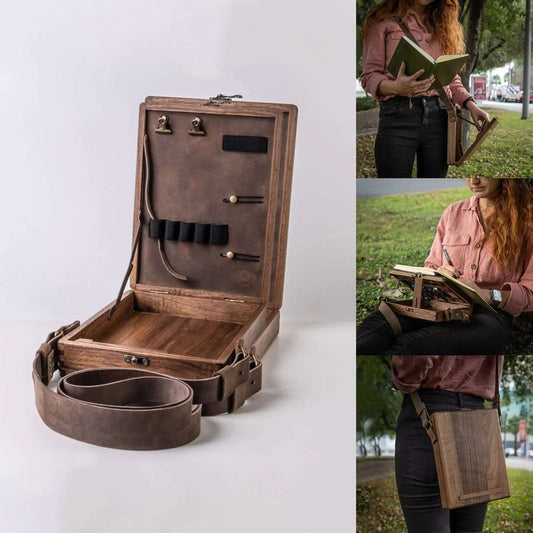 Magikcal Messenger Wood Box - Sustainable Creative Tool Storage - Groovy Paradox