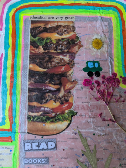 Welcome to Texas -  Multimedia Art - Collage & Painting by OAKE