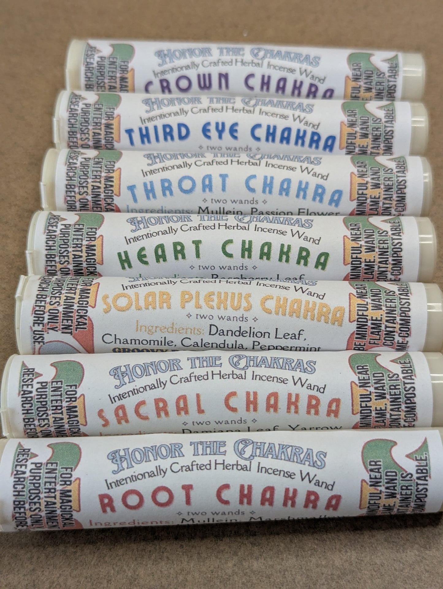 Intentionally Crafted Smokable Herbal Incense Wand - Pack of Two