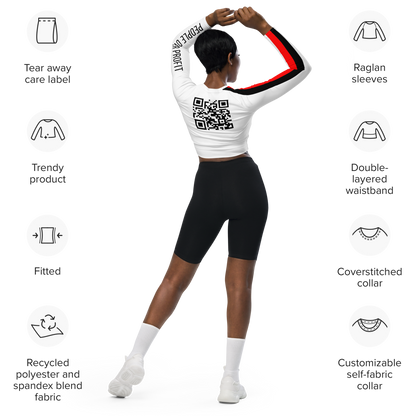 Climate Revolution Recycled Long-Sleeve Crop Top