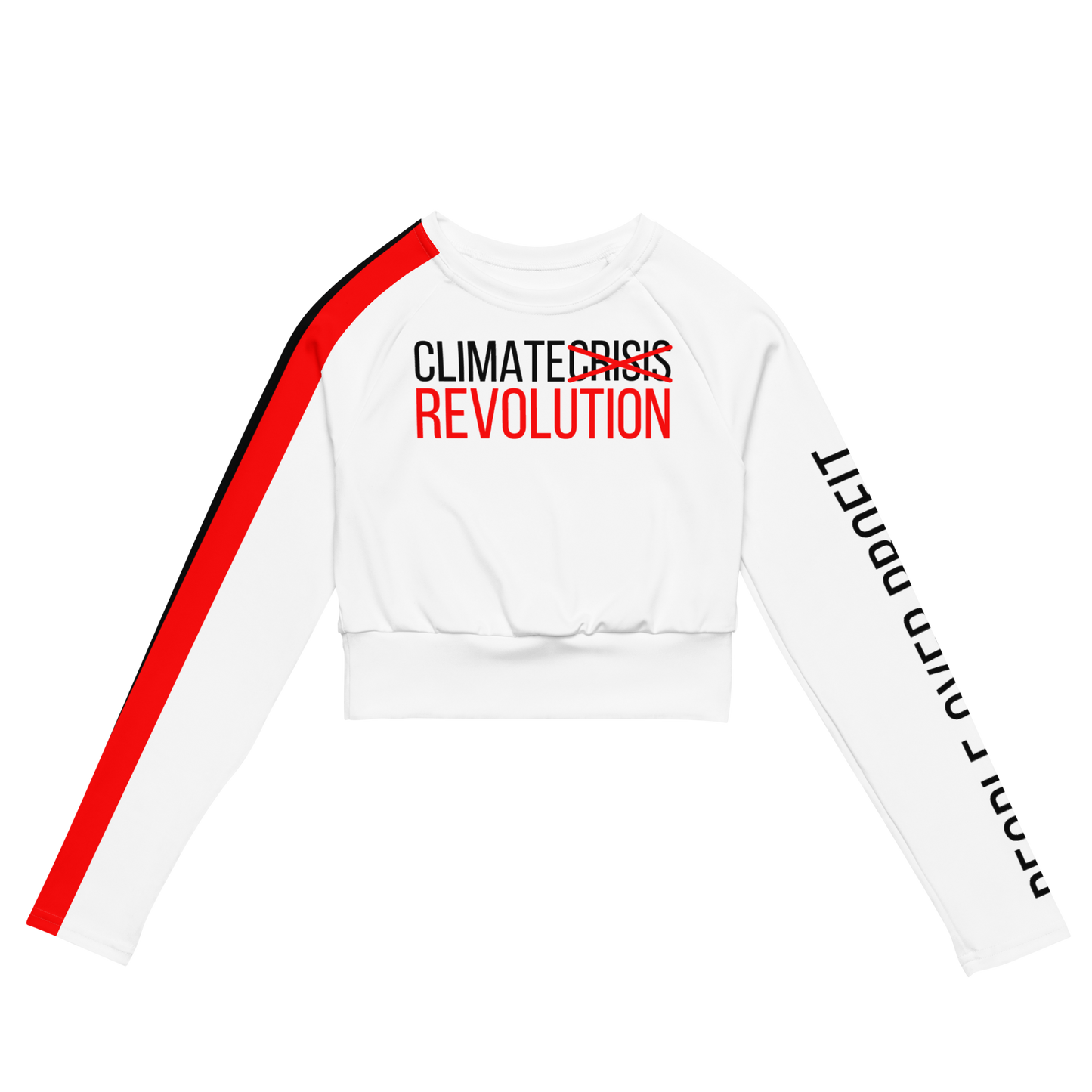 Climate Revolution Recycled Long-Sleeve Crop Top