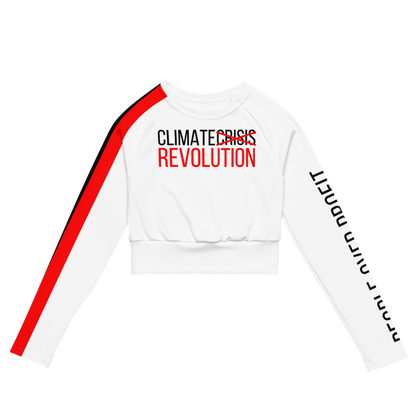 Climate Revolution Recycled Long-Sleeve Crop Top