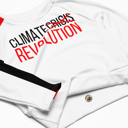 Climate Revolution Recycled Long-Sleeve Crop Top