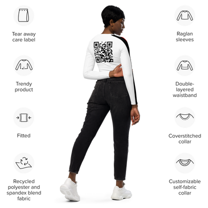 Climate Revolution Recycled Long-Sleeve Crop Top