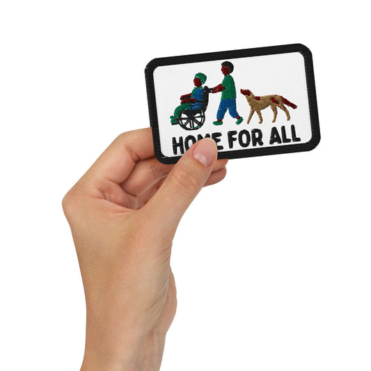 Home for All Embroidered Patch with Friends of Collins