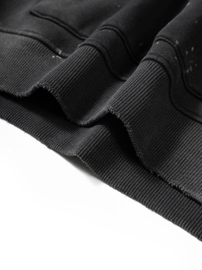 Never Stop Unlearning Dragon Hoodie | Oversized Distressed Fleece Hoodie