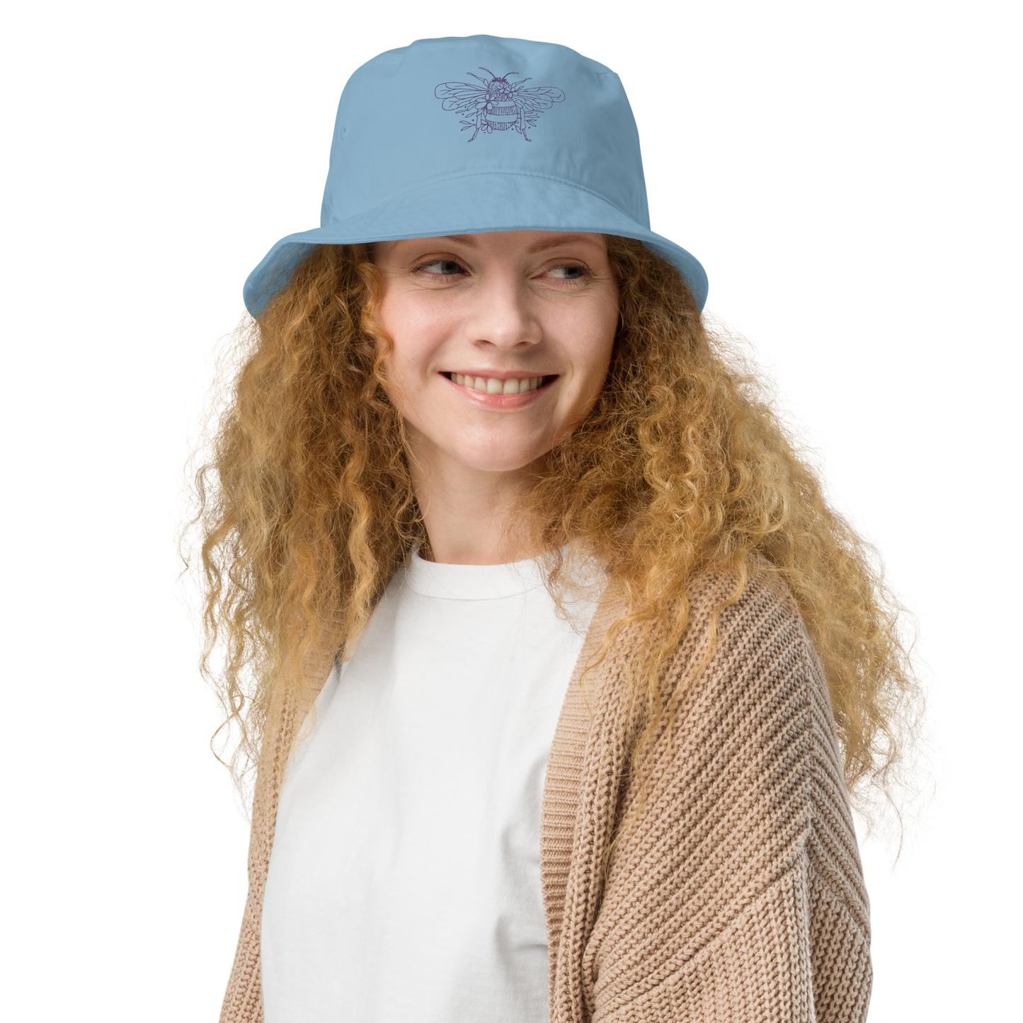 Bee & Blossom Bucket Hat