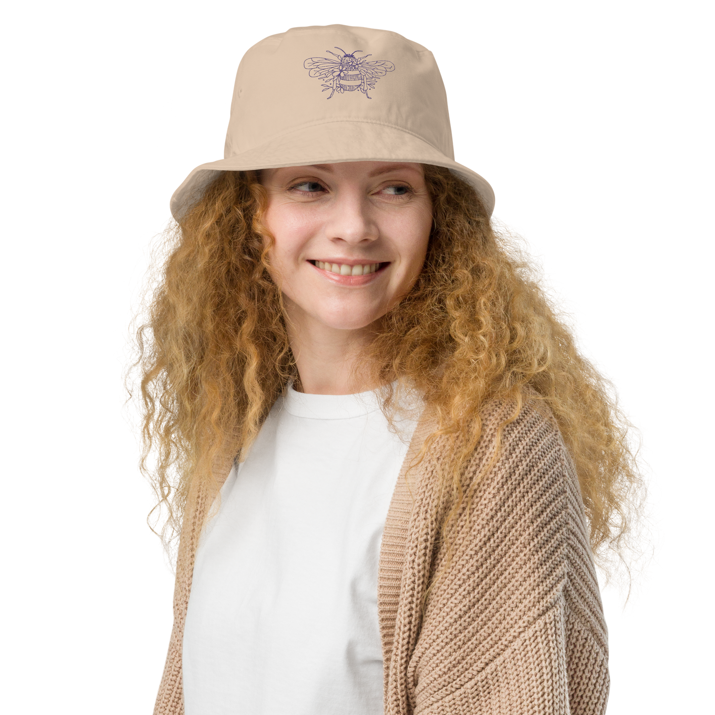 Bee & Blossom Bucket Hat