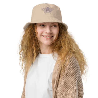 Bee & Blossom Bucket Hat