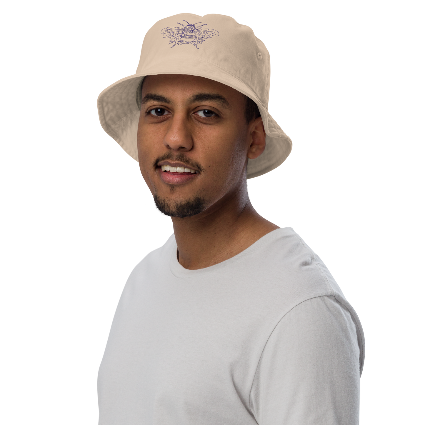 Bee & Blossom Bucket Hat
